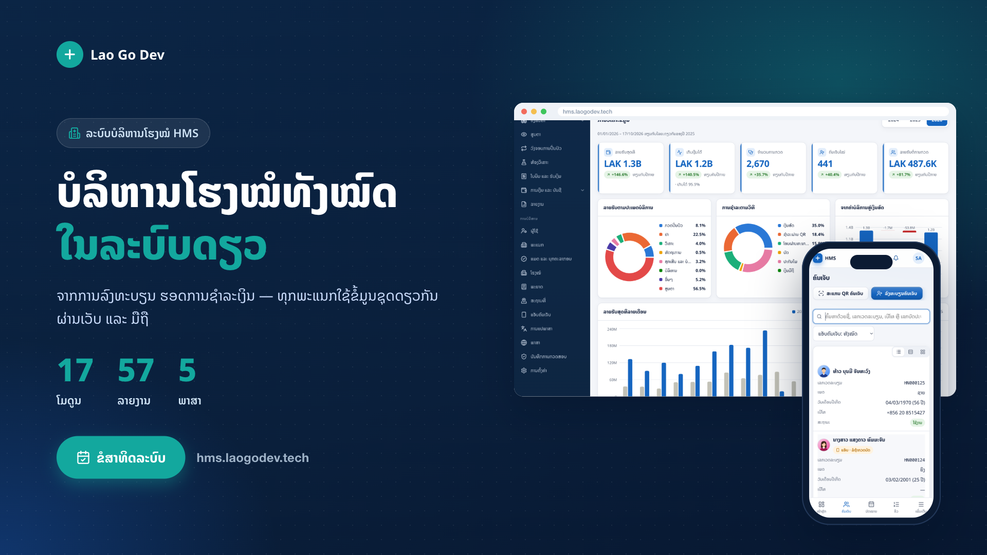 ບໍລິຫານໂຮງໝໍທັງໝົດ ໃນລະບົບດຽວ — photo 10